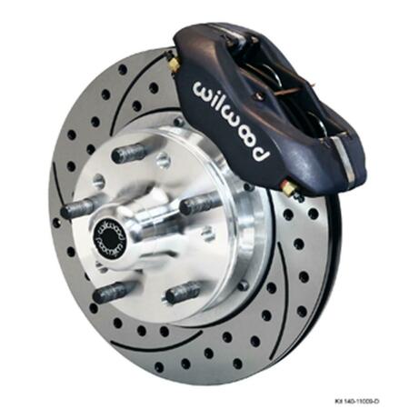 WILWOOD 11 in. Forged Dynalite Pro Series Front Brake Kit, Drilled Rotor WLD140-11009-D